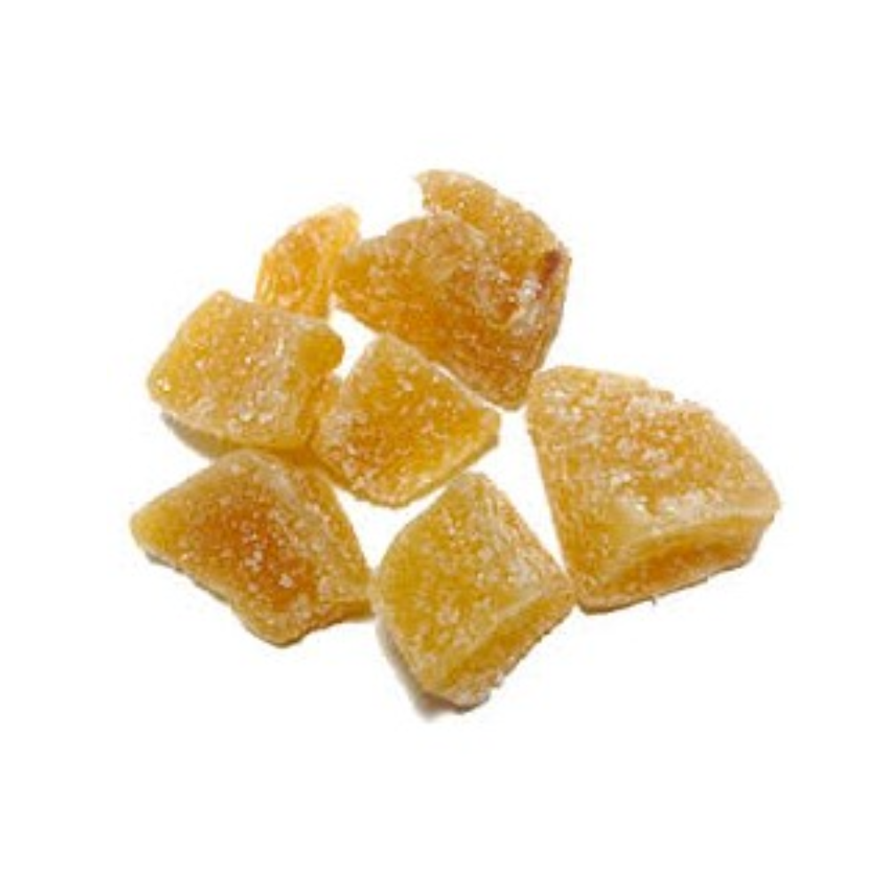 Gingembre confit cubes bio en sachet kraft