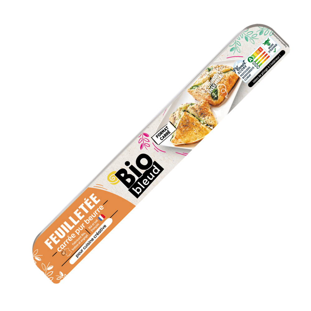 Pâte feuilletée format familial pur beurre bio