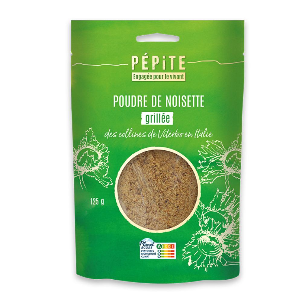 Poudre de noisettes d'Italie bio