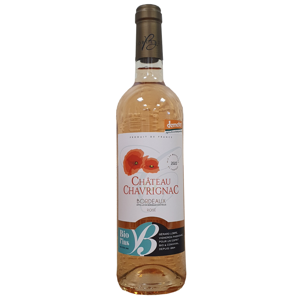 Vin rosé Bordeaux bio