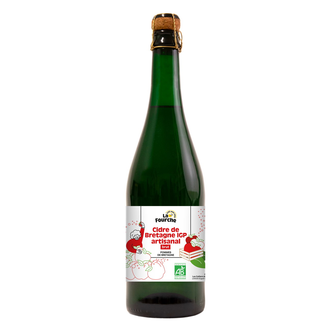 Cidre brut artisanal 5,5° bio