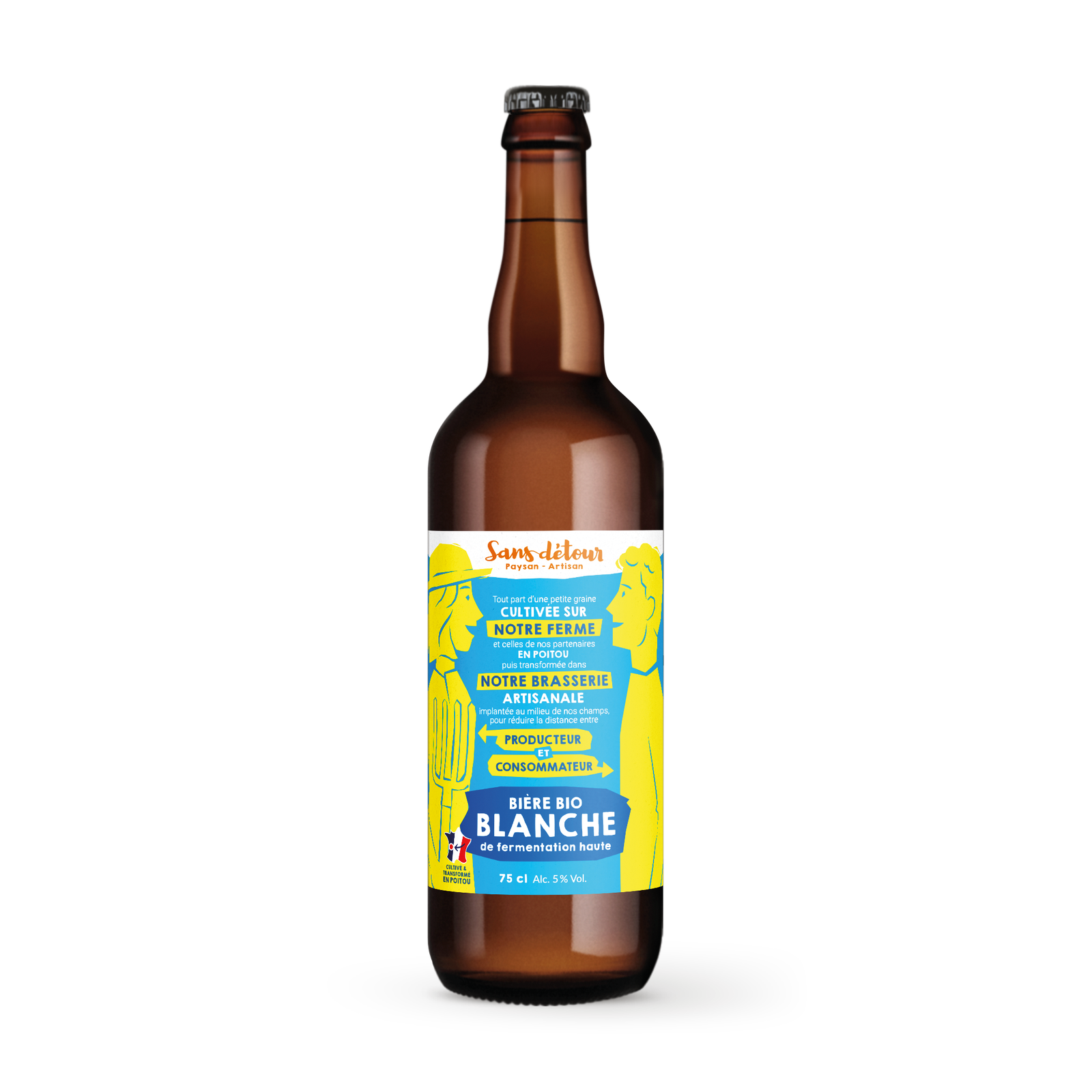 Bière blanche 5° bio