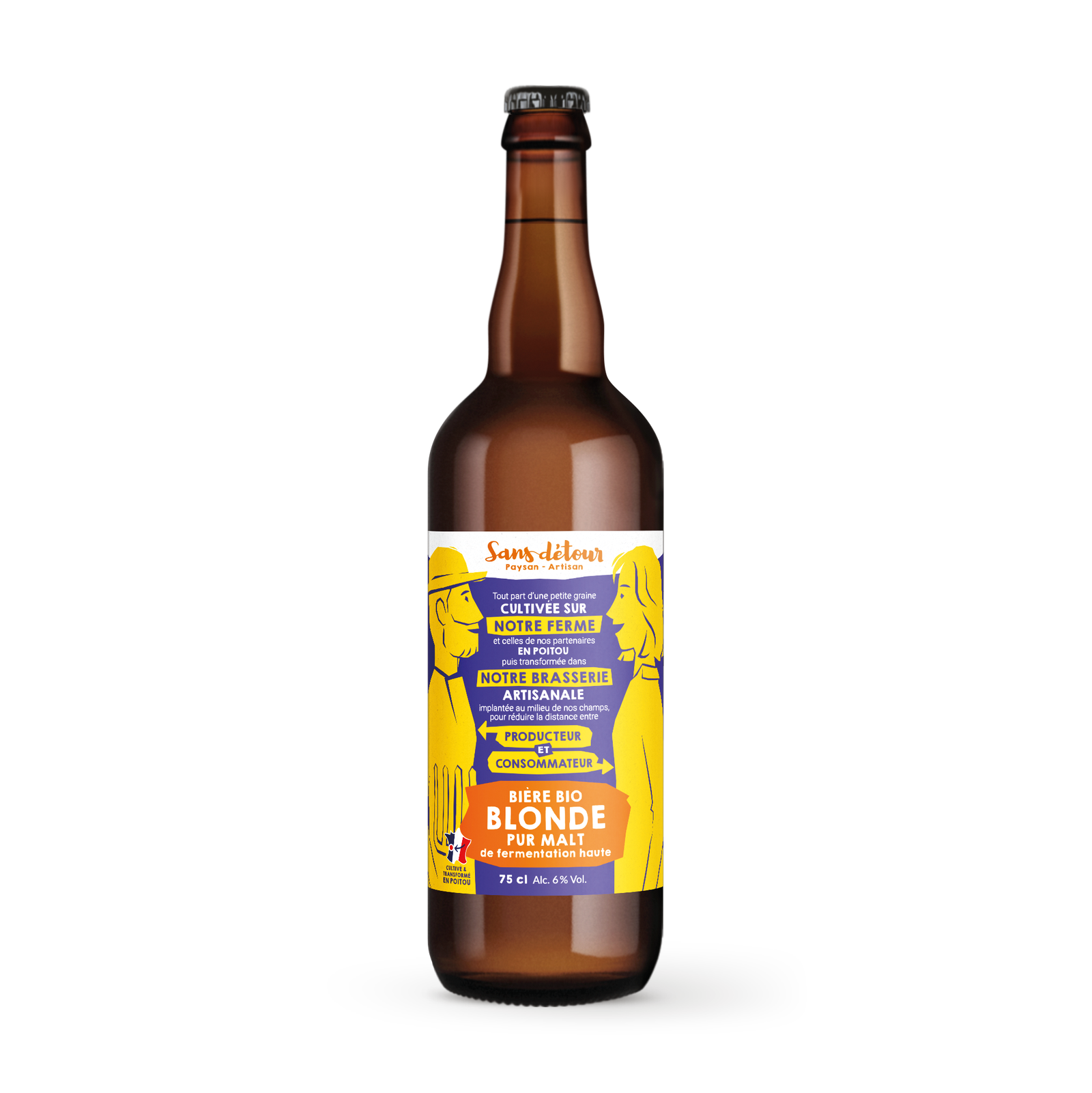 Bière blonde 6° bio