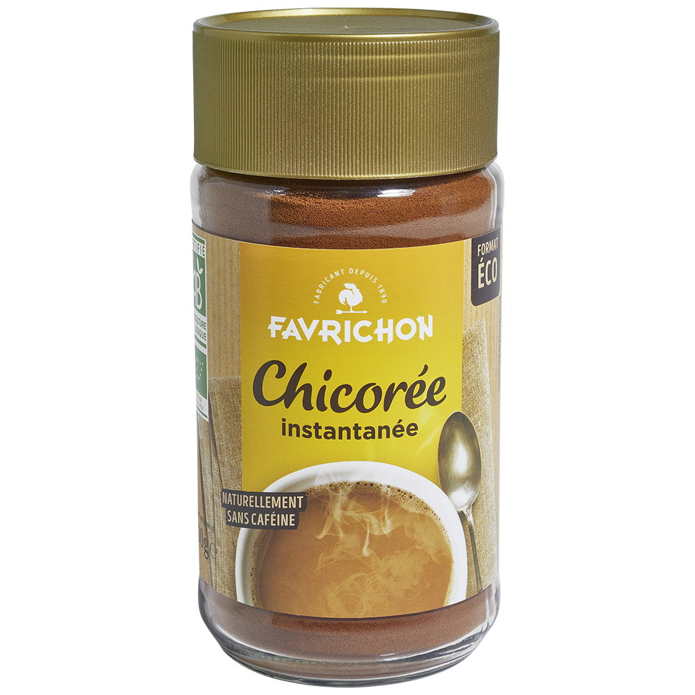 Chicorée instantanée sans sucres ajoutés sans caféine sans blé bio