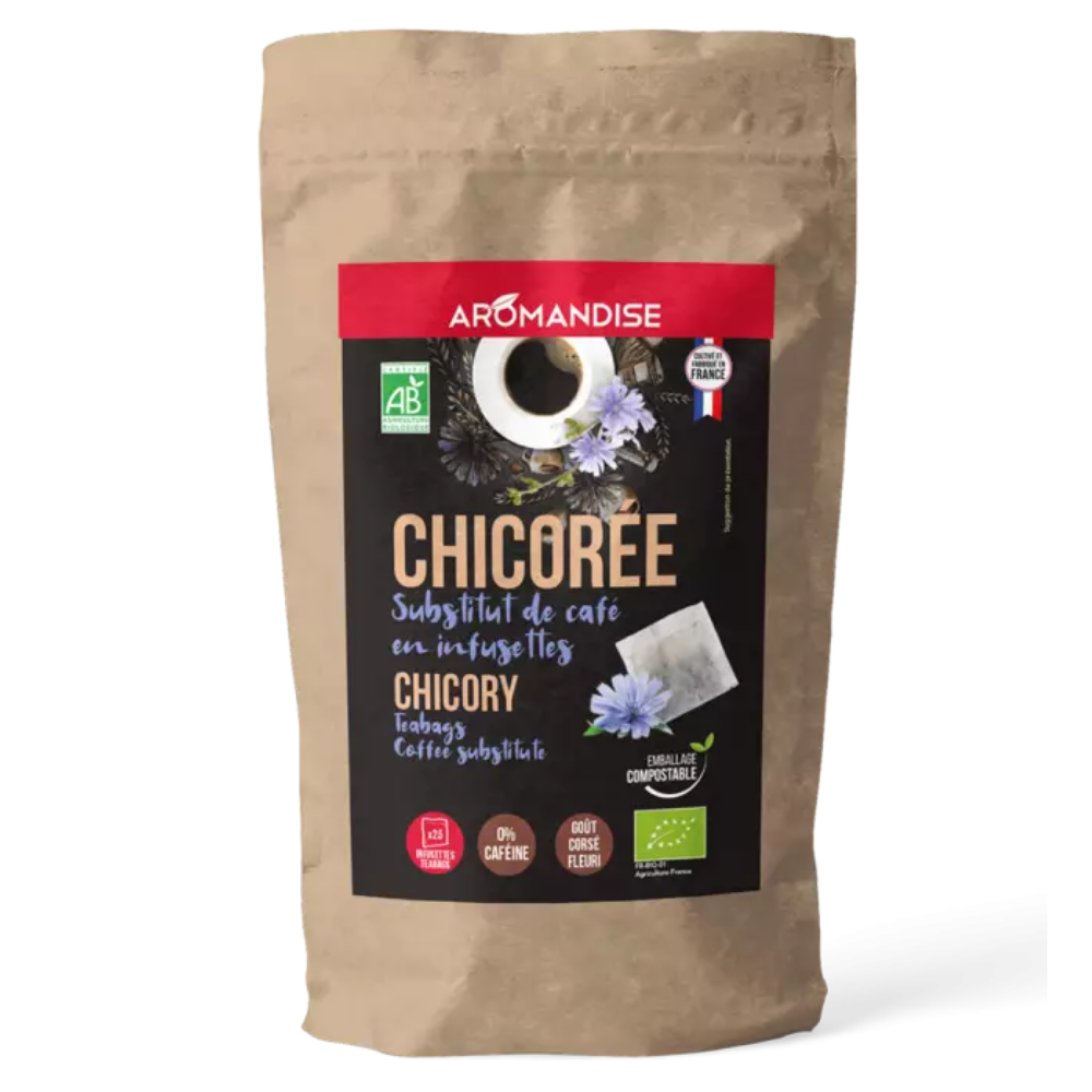Chicorée torréfiée en infusettes bio x 25