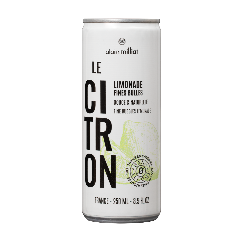 Canette limonade citron bio