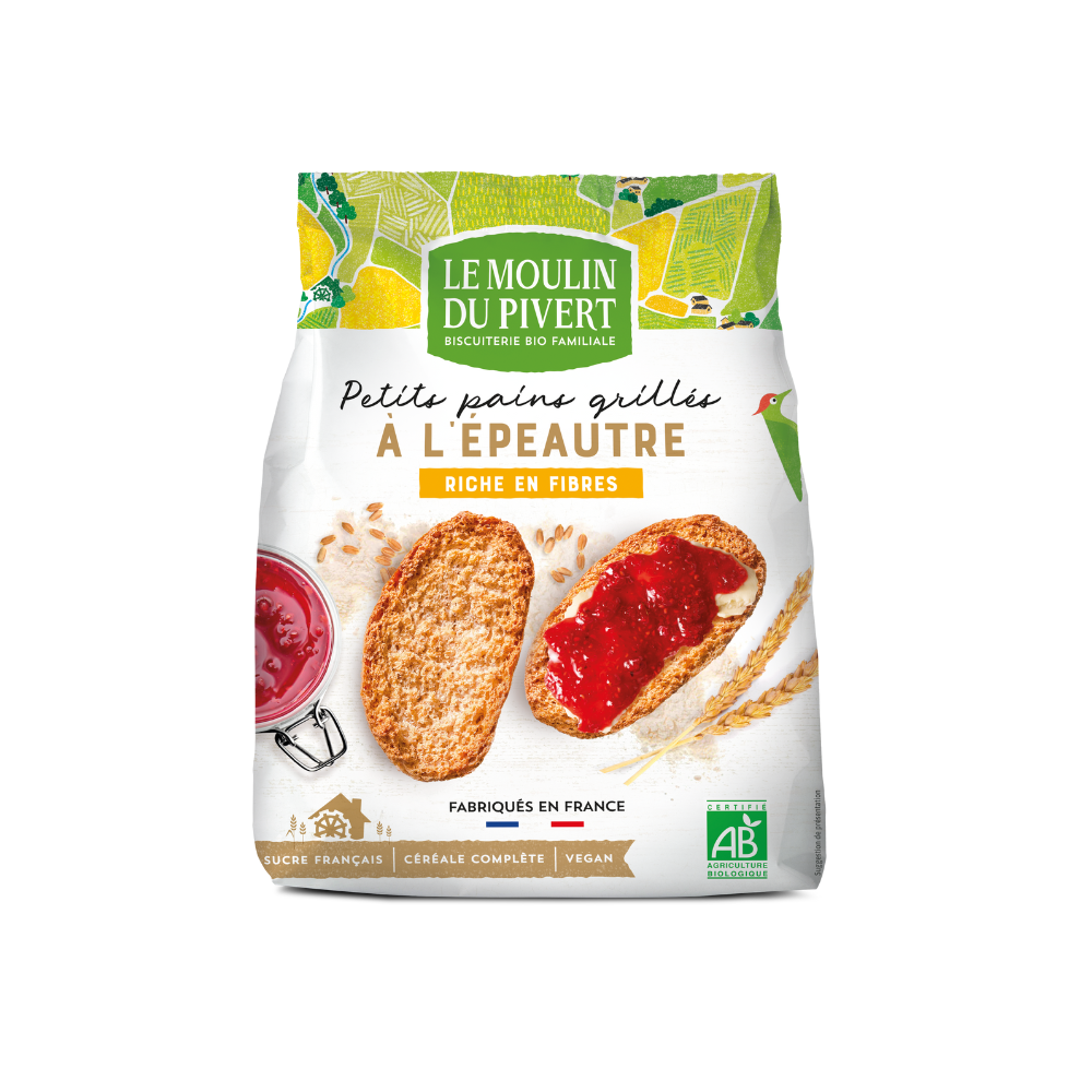 Petits pains grillés epeautre bio