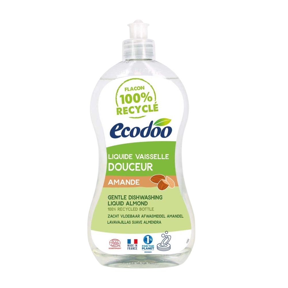 Liquide vaisselle douceur amandes certifié Ecodétergent