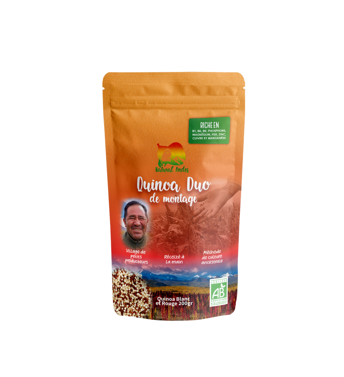 Quinoa blanc et rouge bio