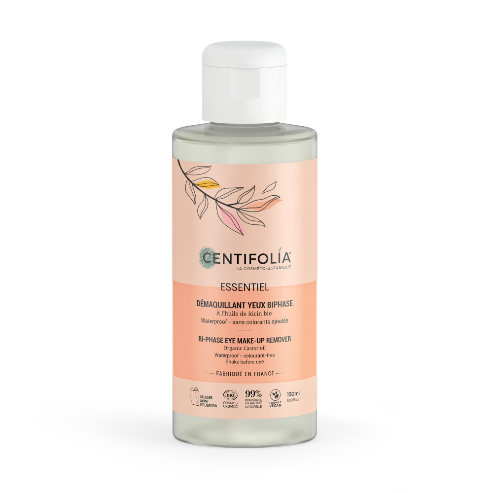 Démaquillant yeux biphase certifié Cosmos Organic
