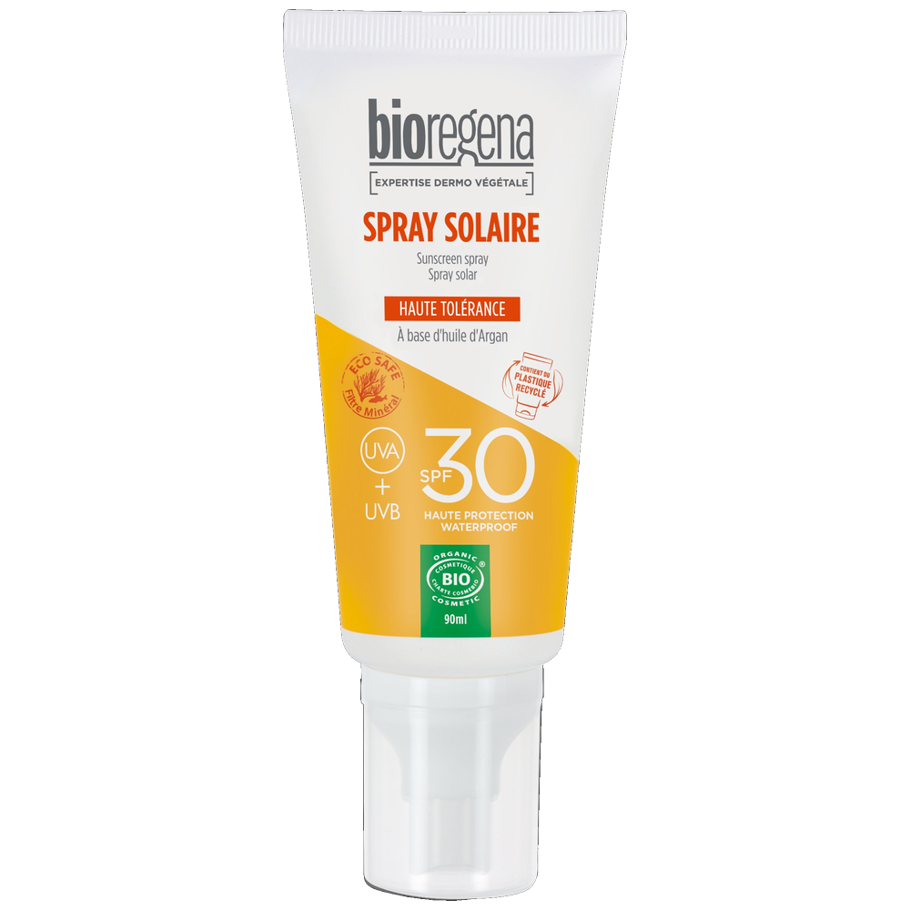 Spray solaire SPF30 certifié Cosmos Organic