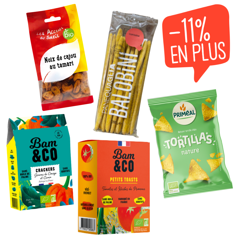 Maxi panier biscuits apéritif bio
