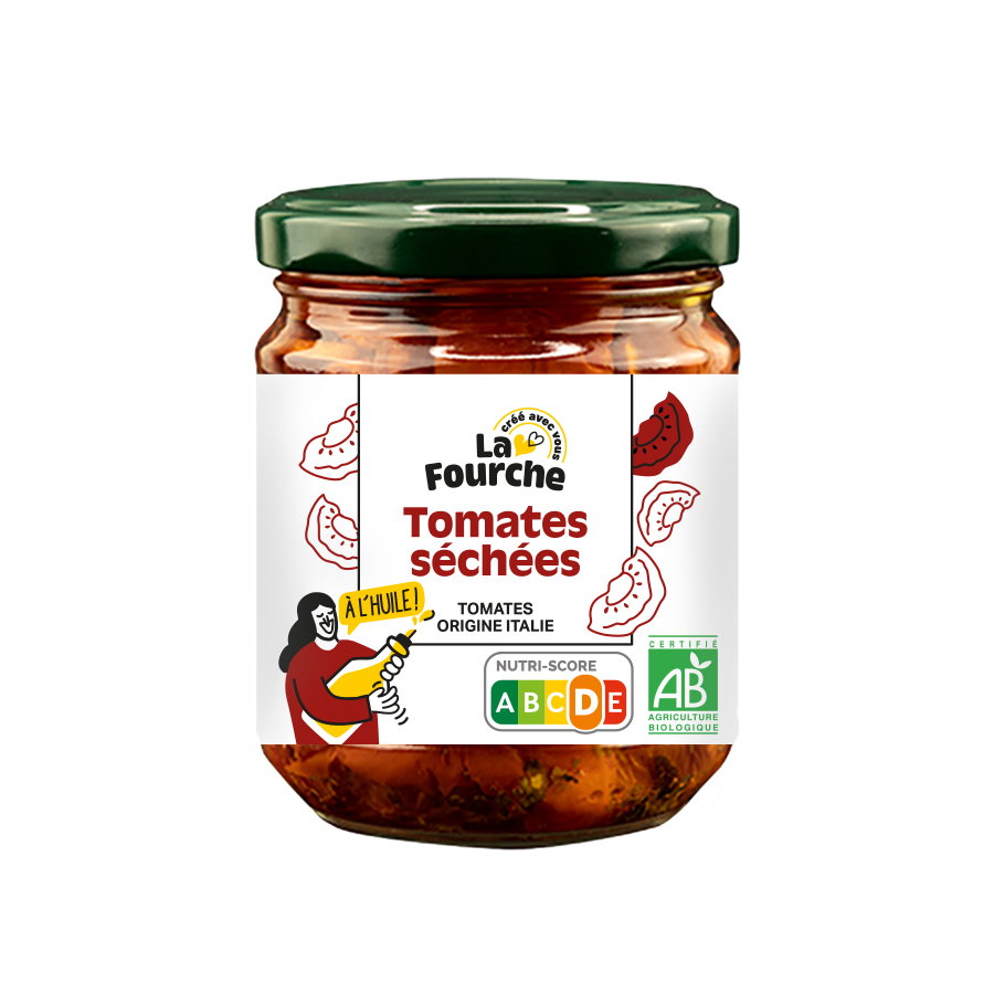 Tomates séchées à l'huile bio - 190g
