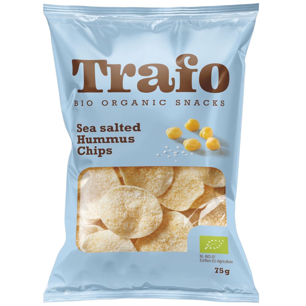 Chips houmous à la farine de pois chiche bio