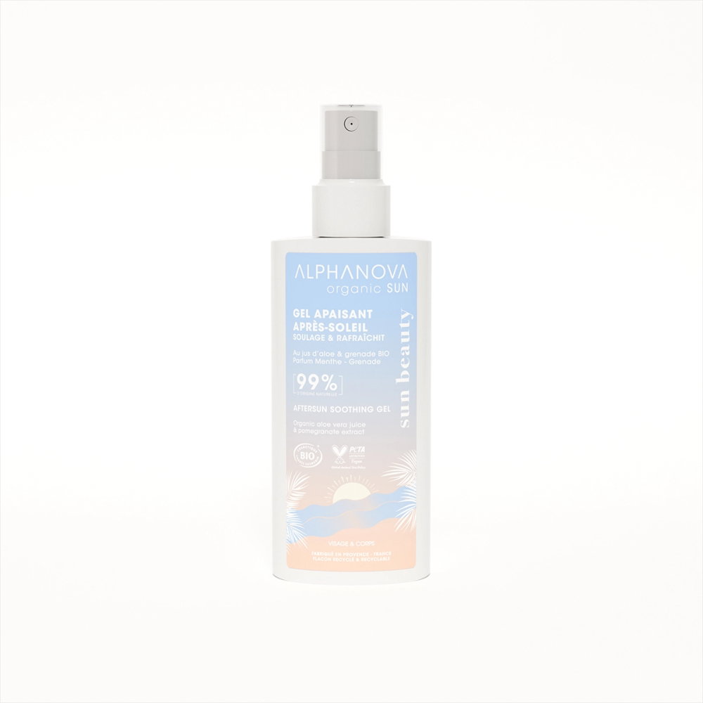 Gel apaisant après soleil bio