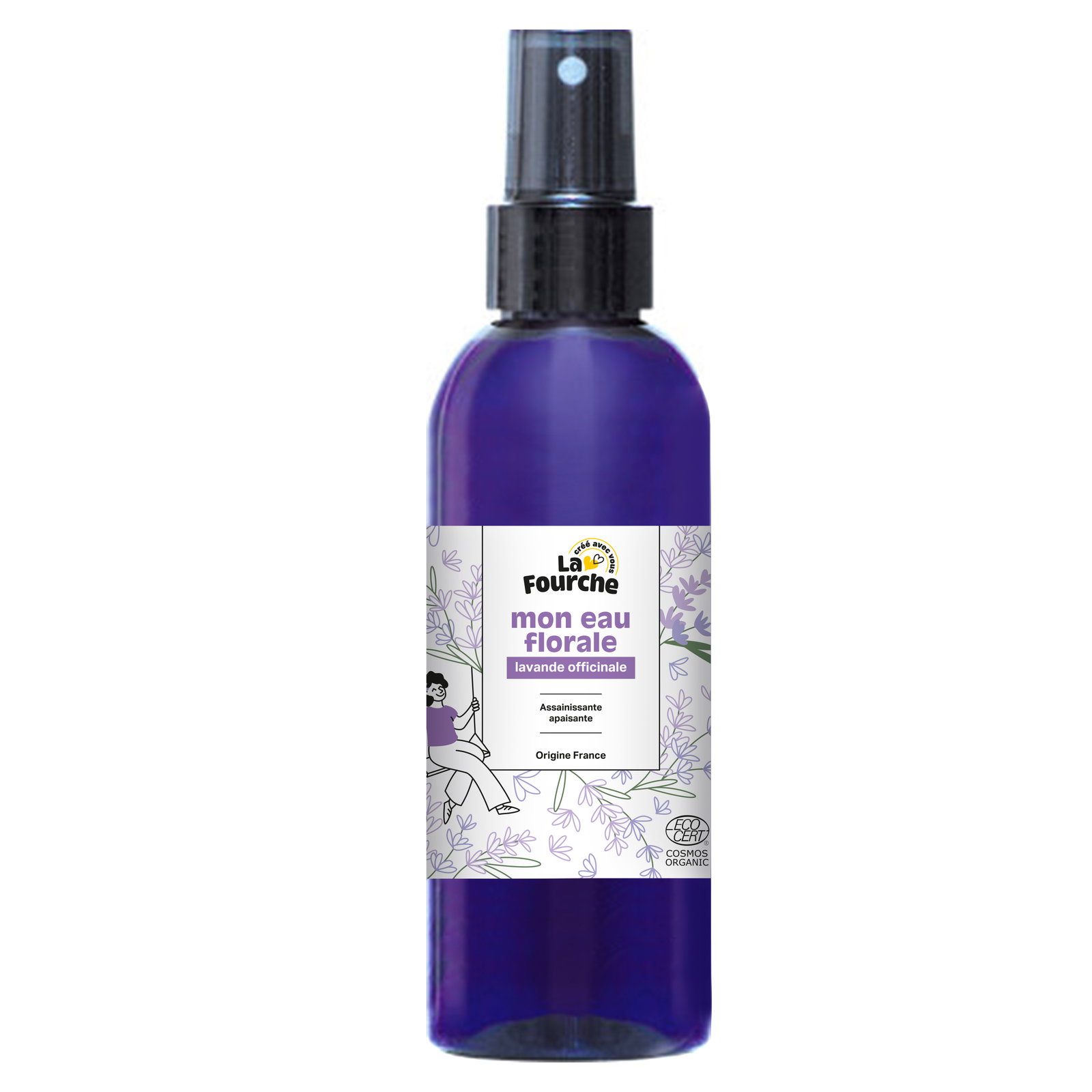 Eau florale de lavande officinale certifiée Cosmos Organic