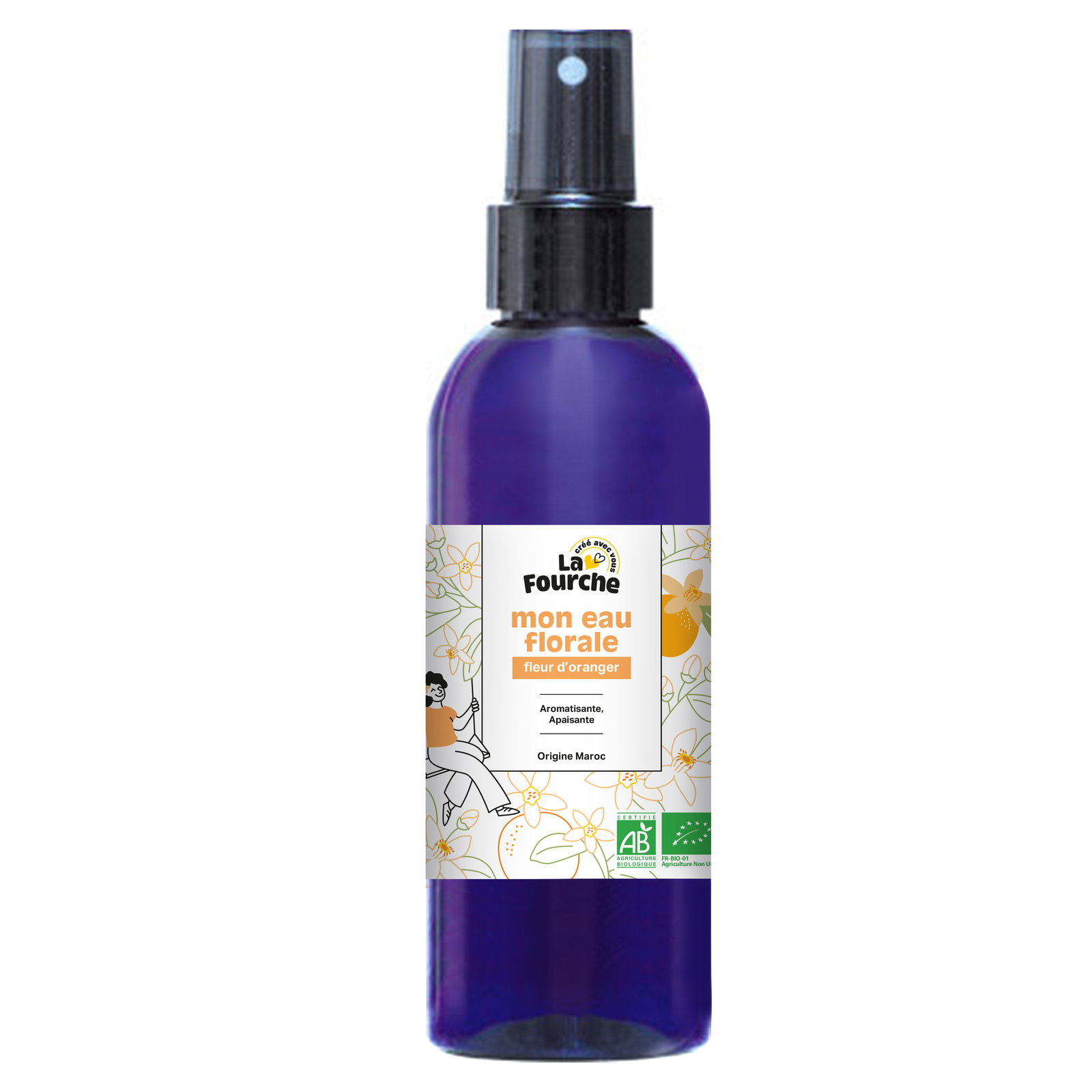 Eau florale de fleur d'oranger bio