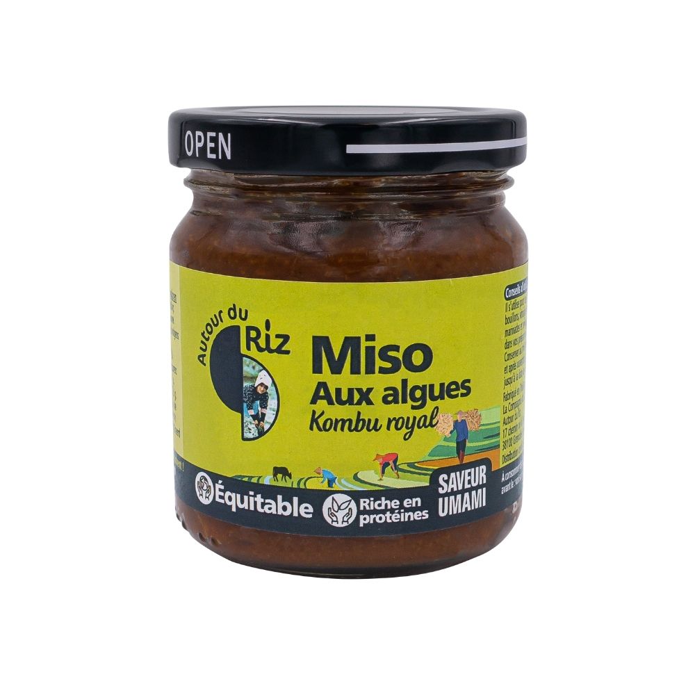 Miso aux algues kombu royal bio et équitable