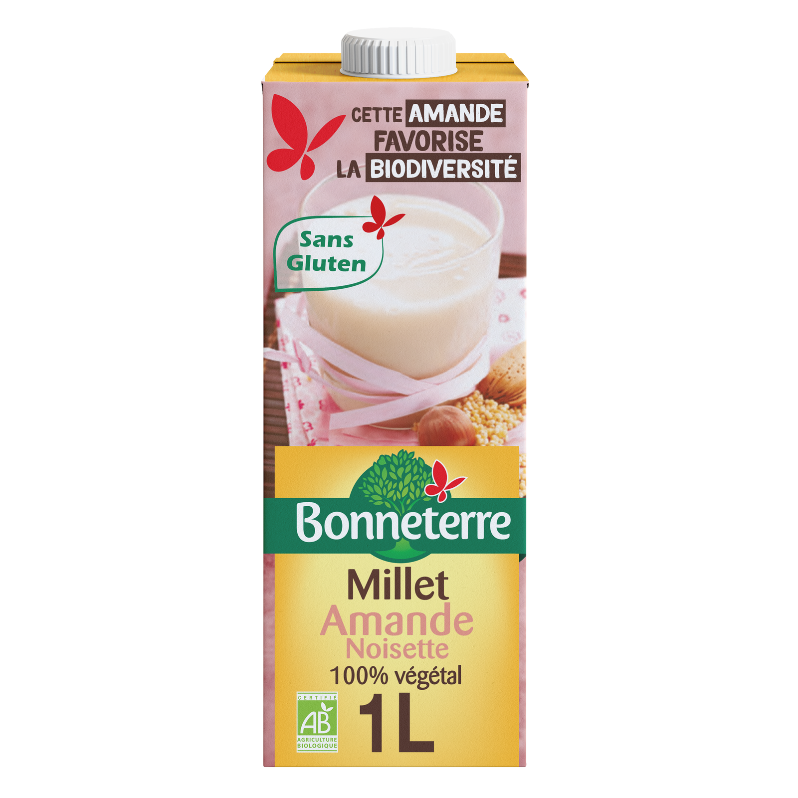 Boisson millet amande noisette bio