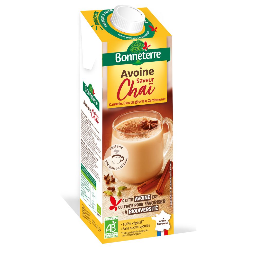 Boisson avoine saveur chaï bio