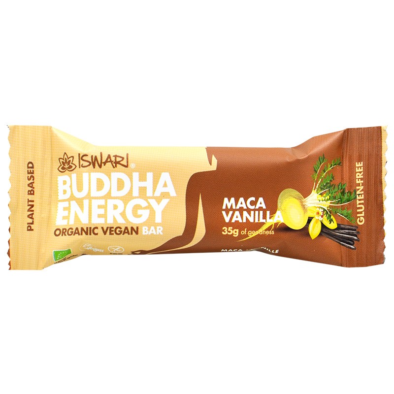 Barre énergétique éveil du bouddha maca et vanille bio