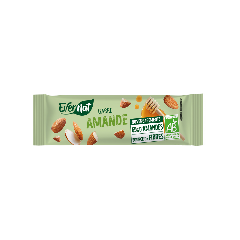 Barre amande miel bio
