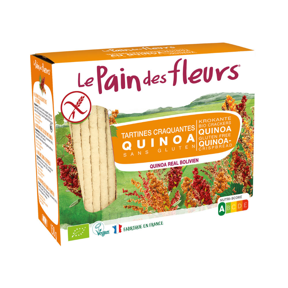 Tartines craquantes quinoa bio