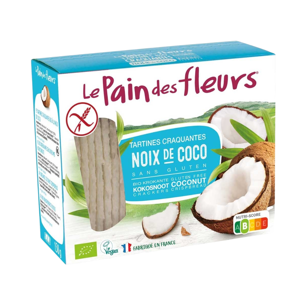 Tartines craquantes coco bio