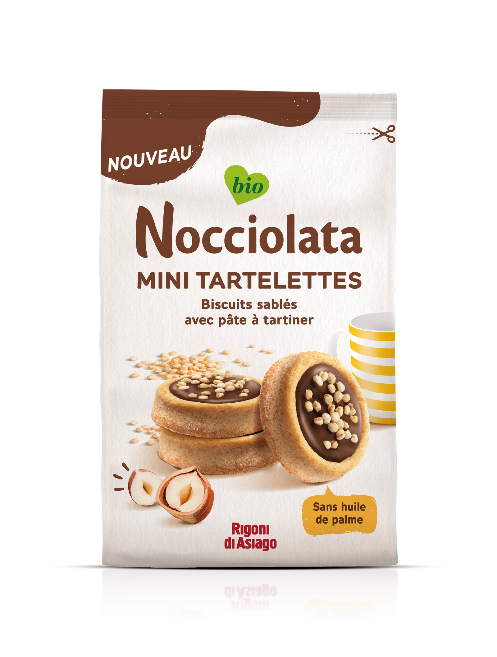 Mini tartelettes nocciolata bio