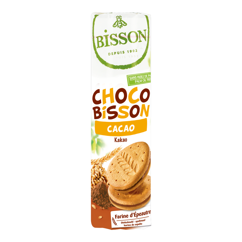 Biscuits fourrés cacao choco bisson bio