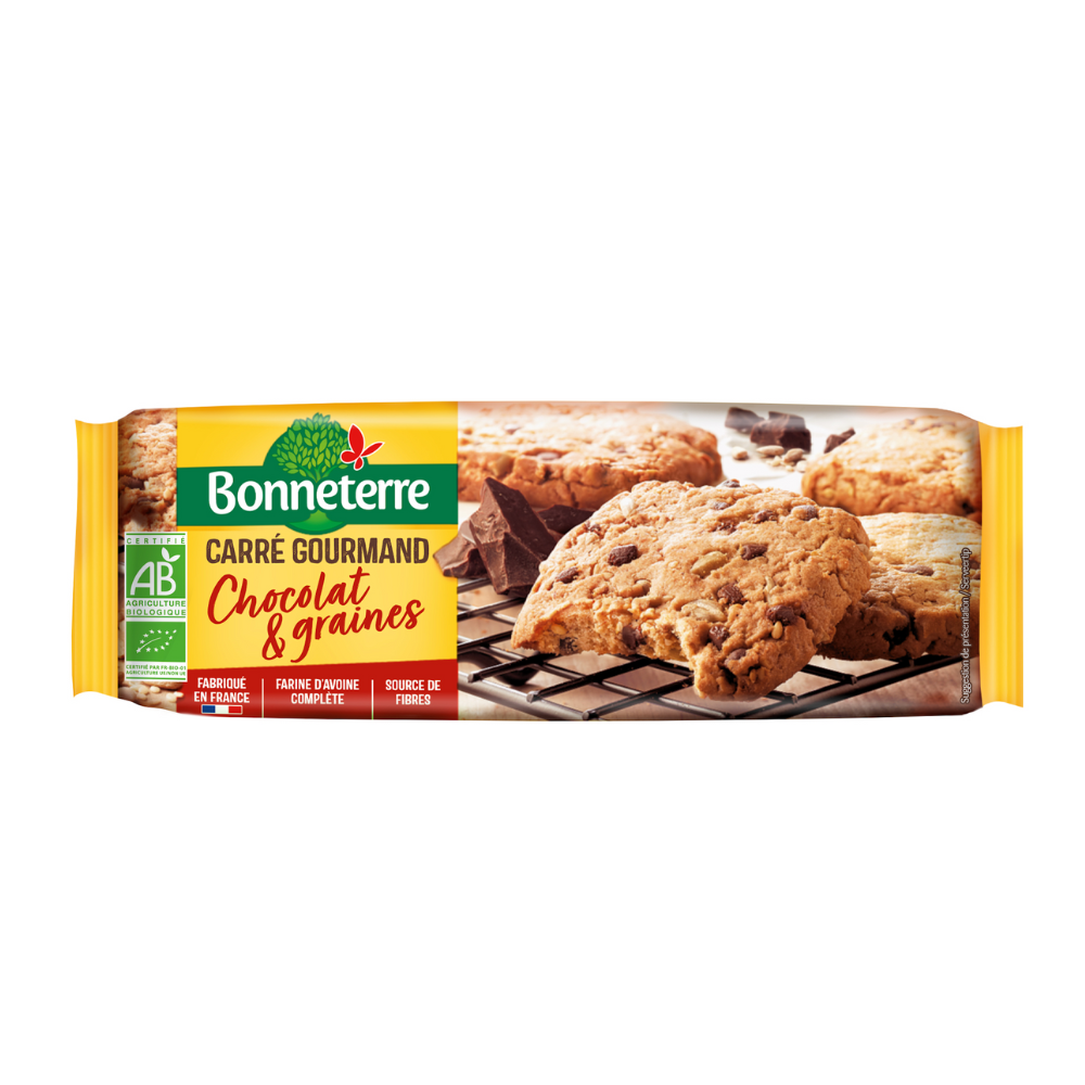 Biscuit graines et chocolat bio