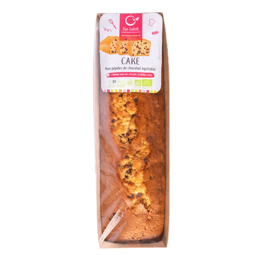 Cake pépites de chocolat bio