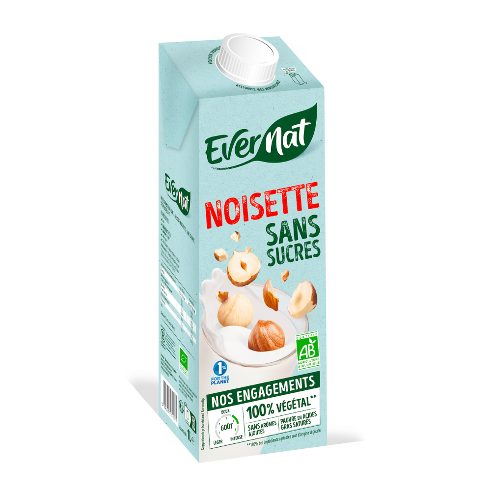 Boisson noisette intense sans sucres bio