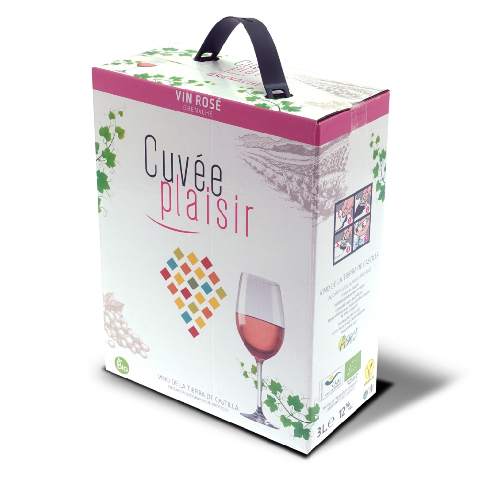 Cuvée plaisir vin rosé 13° bio