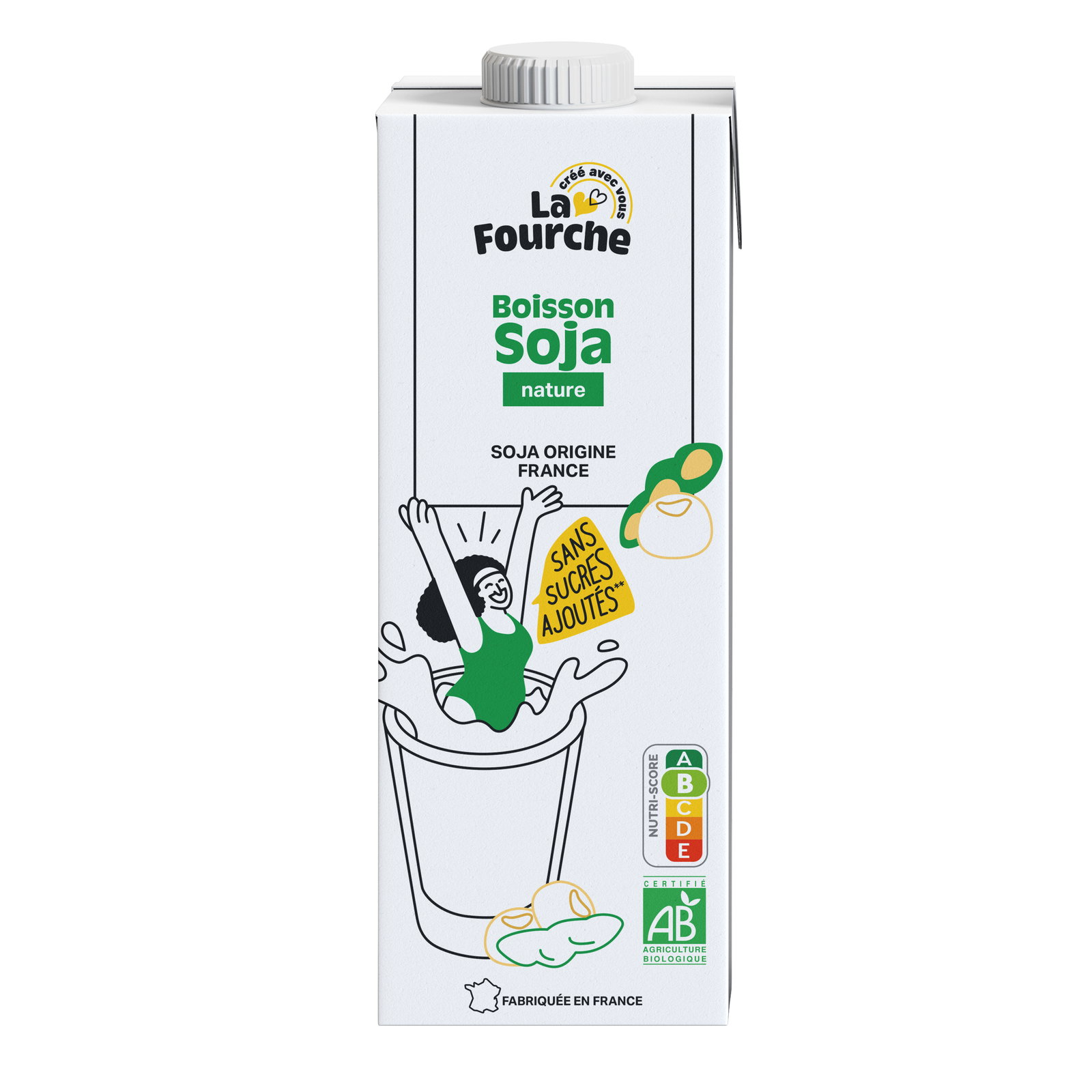 Boisson soja bio origine France