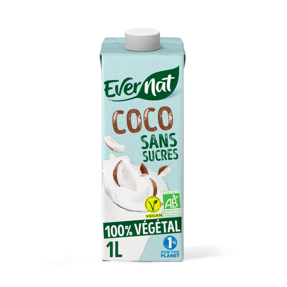 Boisson coco sans sucres bio