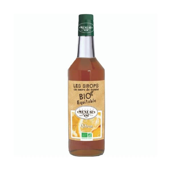 Sirop de citron bio et équitable
