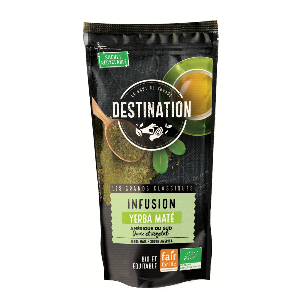 Infusion yerba maté Amérique du sud bio et équitable