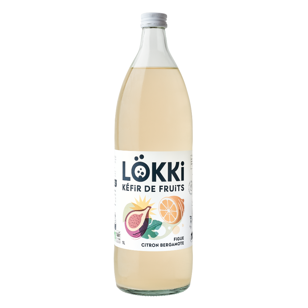 Kéfir de fruits figue citron bio et équitable
