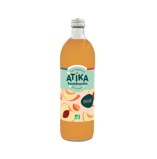 Kombucha pêche bio
