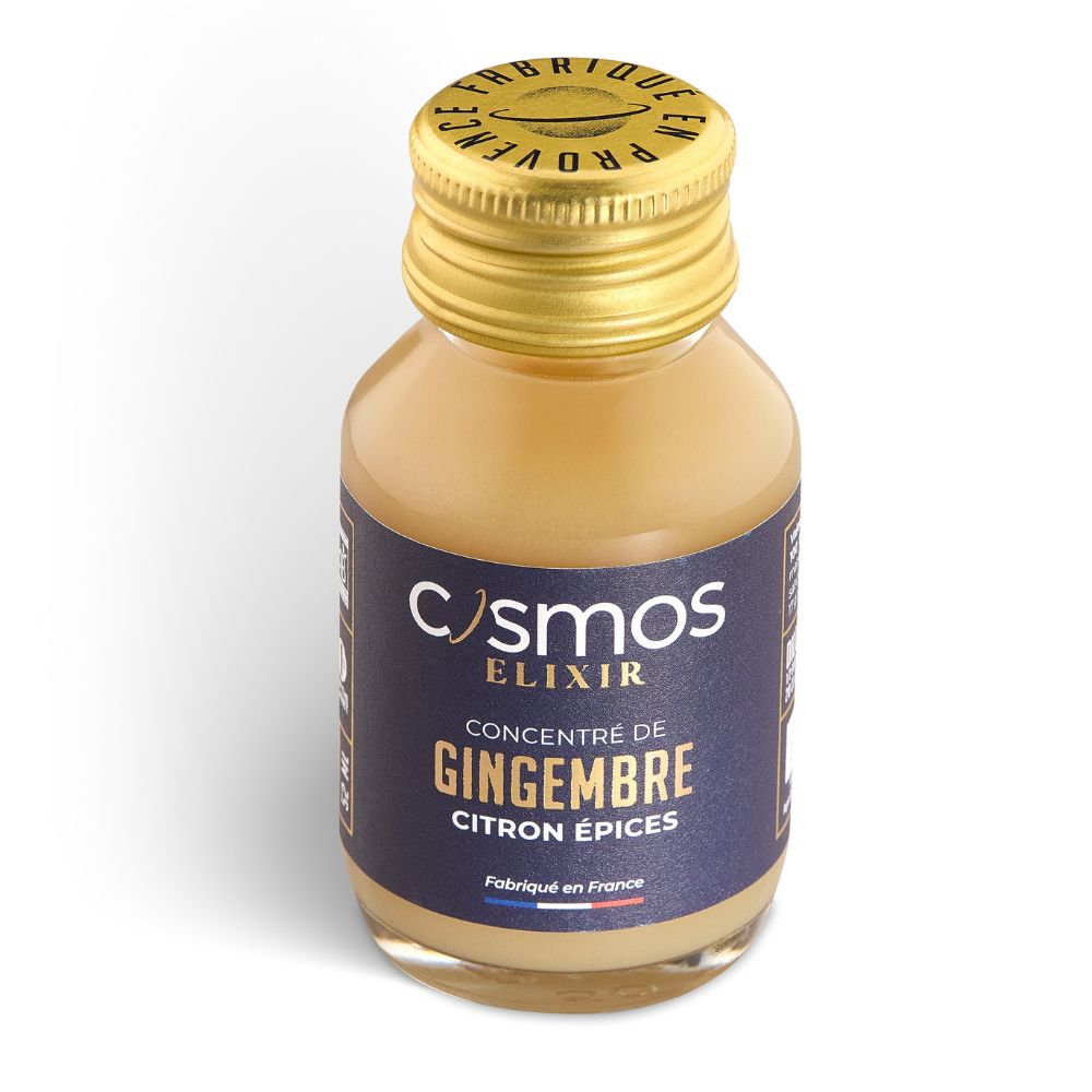 Shot concentré de gingembre citron épices bio