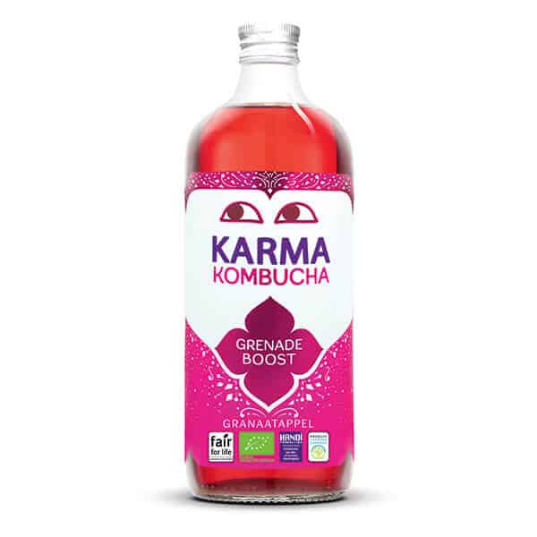 Kombucha à la grenade bio et équitable