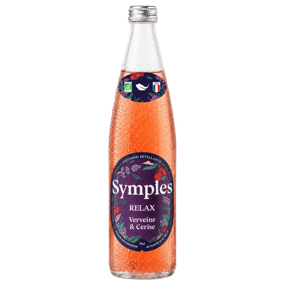 Infusion pétillante relax verveine cerise bio