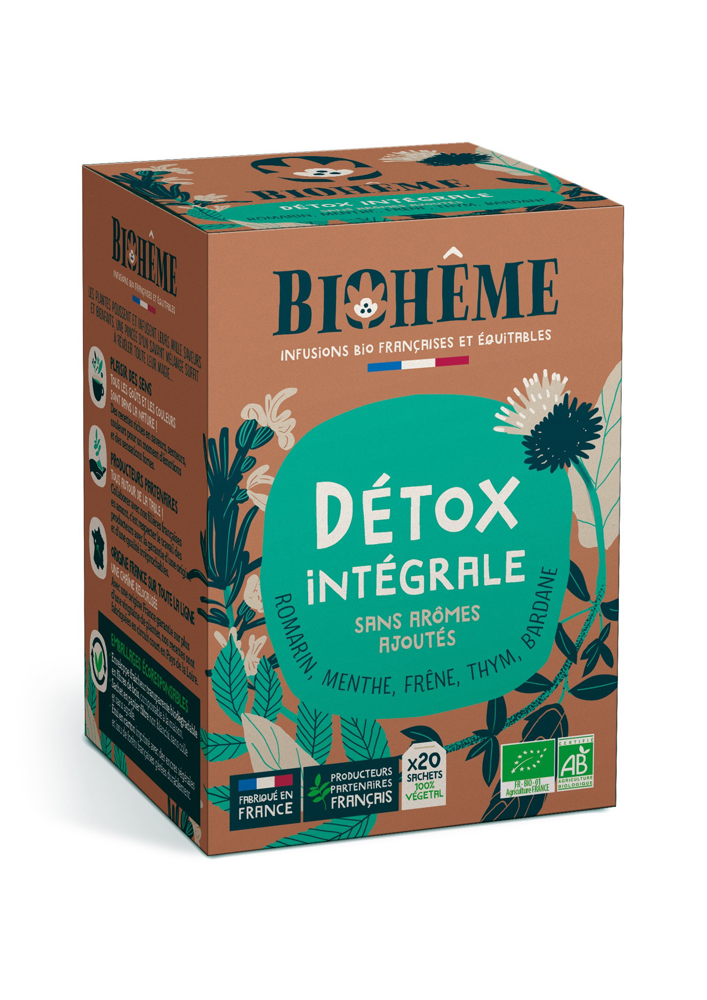 Infusion détox intégrale bio x 20 x 20