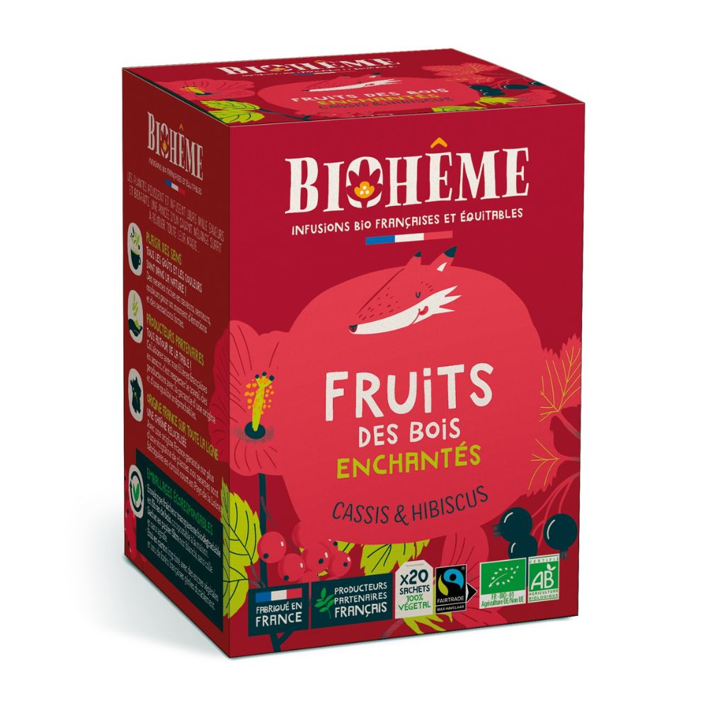 Infusion fruits rouges bio x 20