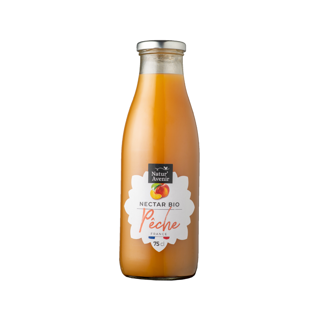Nectar de pêche bio