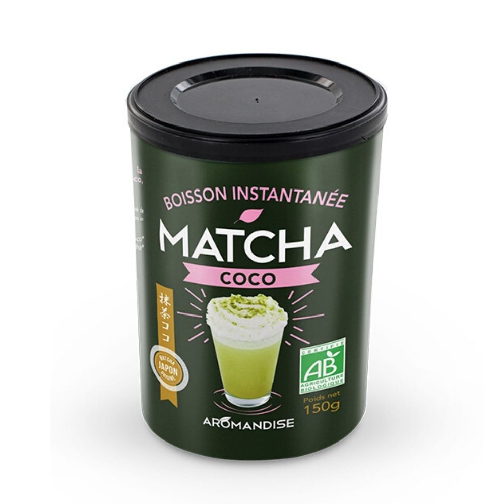 Boisson instantanée matcha coco bio