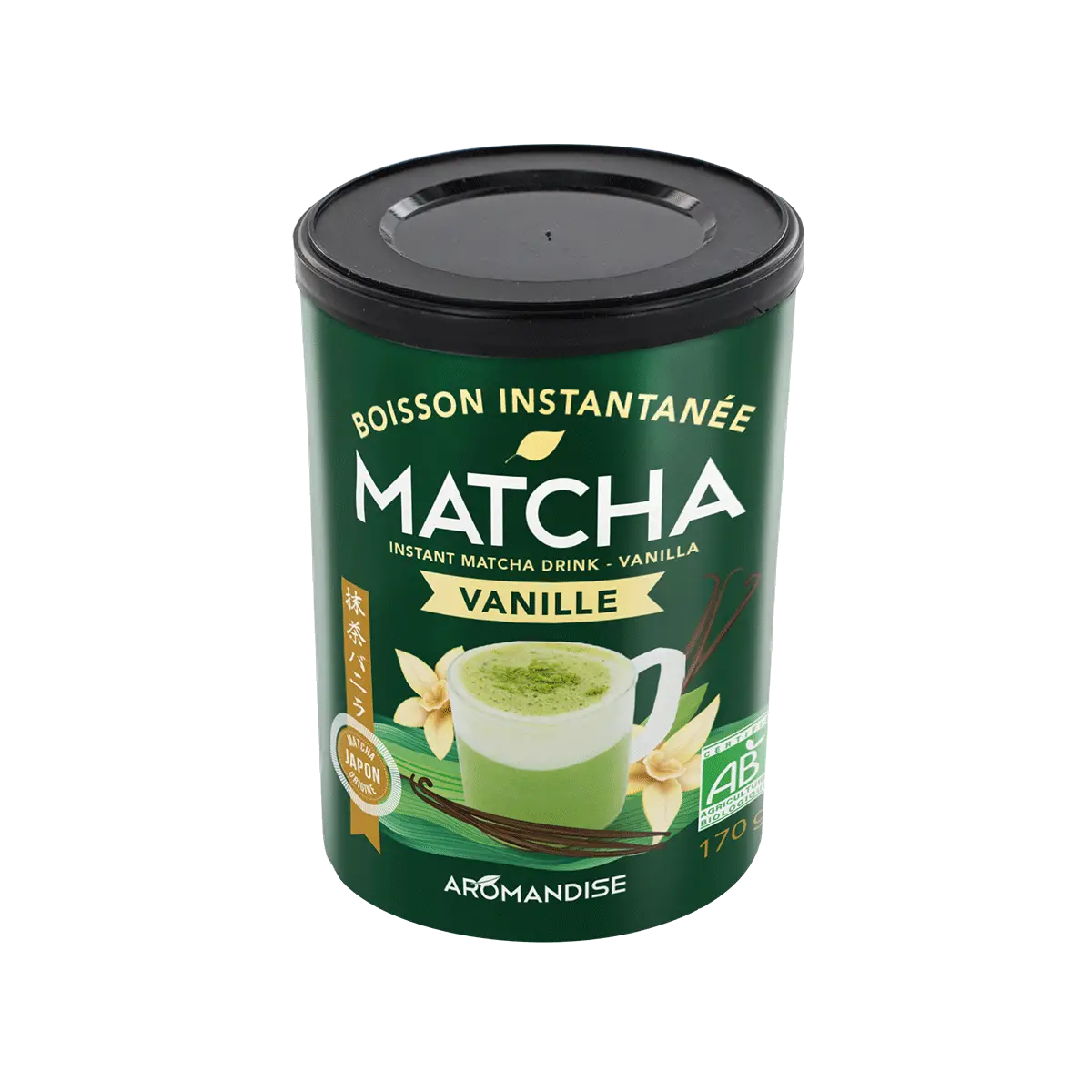 Matcha vanille latte bio