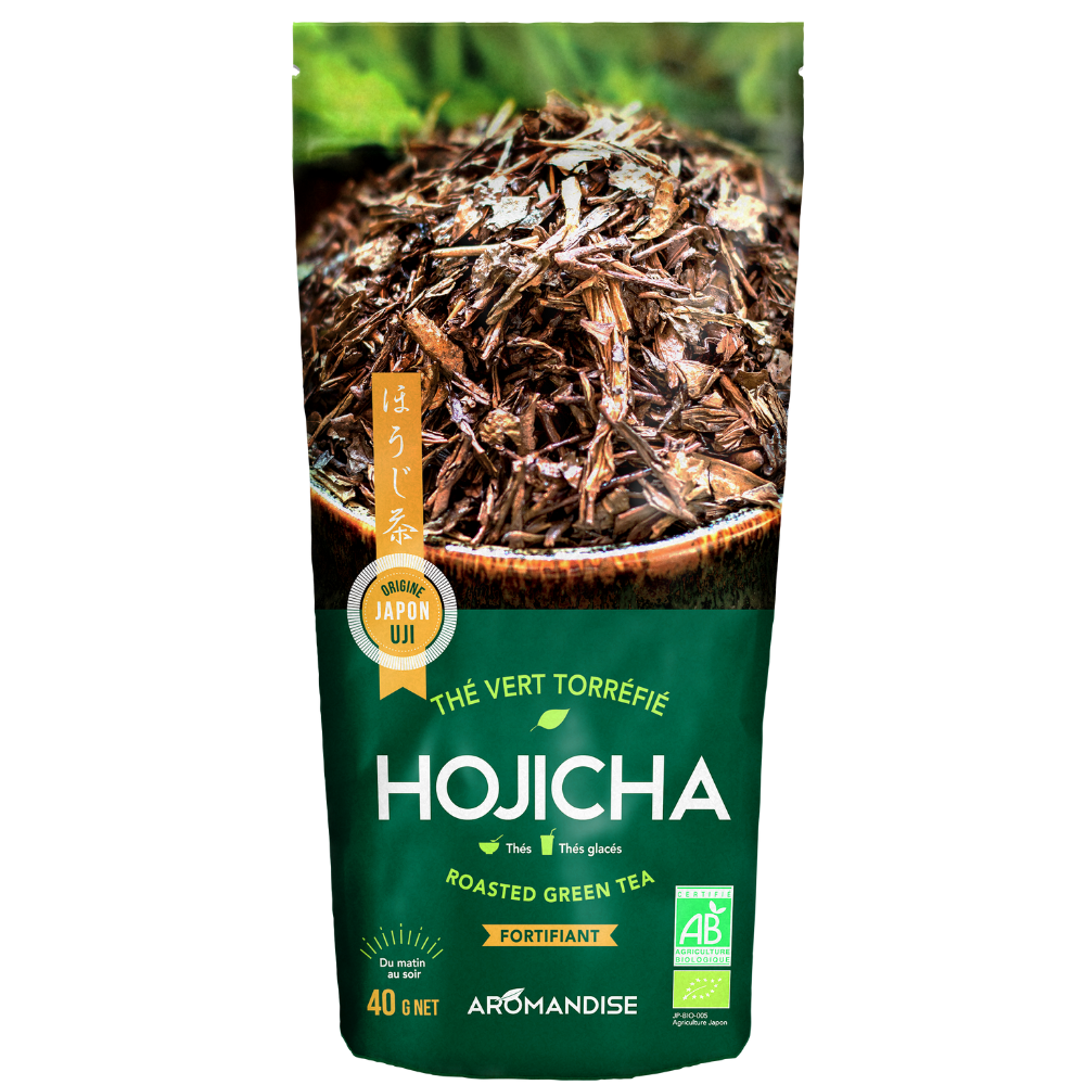 Thé vert hojicha bio