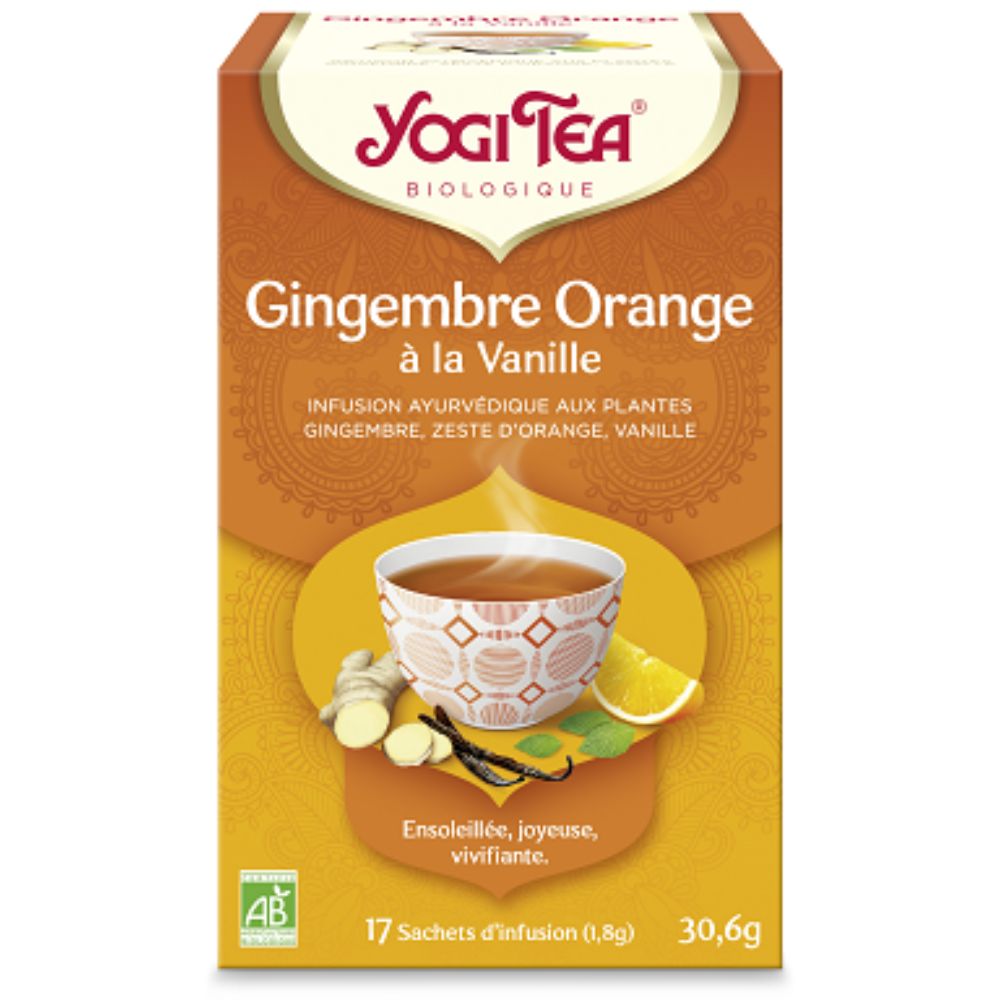 Infusion Gingembre Orange vanille bio x 17